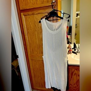 White Linen Dress